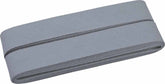 5 Meter Baumwoll-Schrägband 40/20 - weiß/grau/schwarz